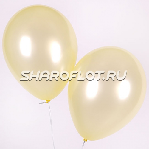 Шар Светло-желтый перламутр 30см