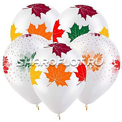 Шары Листья кленовые, 30см Шары Листья кленовые, 30см