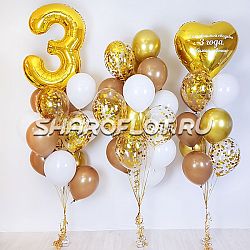 Набор шаров на годовщину свадьбы