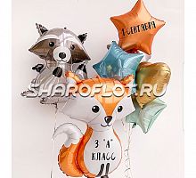 Шарики с гелием Снова в школу