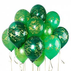 Шары Милитари зеленые 30см
