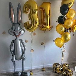 Композиция шаров с цифрой №142