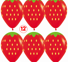 Шары клубника, 30см