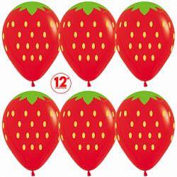 Шары клубника, 30см