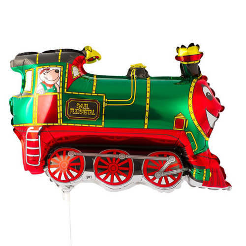 Мини-шар Паровоз Зеленый 25см