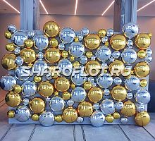 Фотозона из шаров Ритмы танца 3х2м