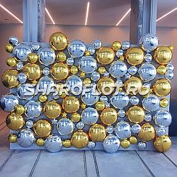 Фотозона из шаров Ритмы танца 3х2м