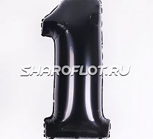 Шар Цифра 1 Черная 85см