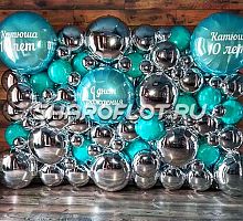 Фотозона с кругами 2х3 м на каркасе