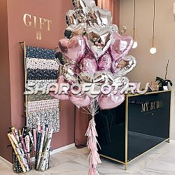 Нежная связка сердечек любимой девушке