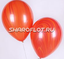 Шар Агат Красный Огонь 30см