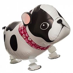 Ходячий шар «Собака Бульдог» 64см