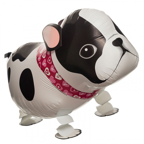 Ходячий шар «Собака Бульдог» 64см