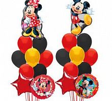 Фонтаны Микки и Мини на праздник