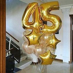 Композиция шаров с цифрой №071