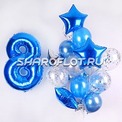 Синий сет на 8 лет