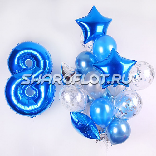 Синий сет на 8 лет