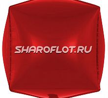 Шар Куб Красный 55см