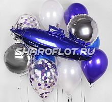 Композиция из воздушных шаров для мальчика