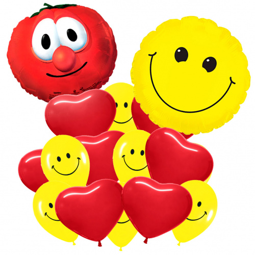 Букет шаров «Смех и помидоры»