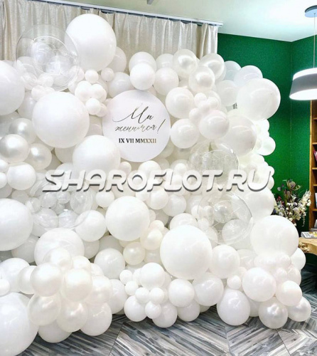 Белоснежная фотозона Белоснежная фотозона