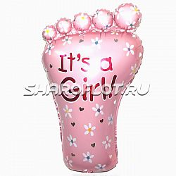 Шар Ножка девочки 90см