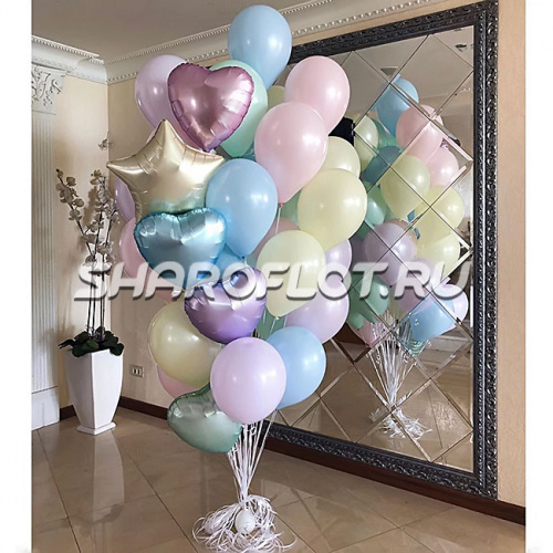 Фонтан из шаров " Нежность"