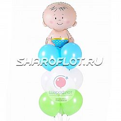 Фонтан шаров Это мальчик №1