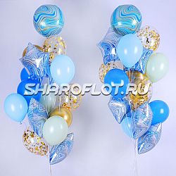 Фонтан из шаров со сферой Агат