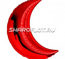 Шарик в виде месяца Красный