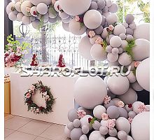 Гирлянда из шаров "Нежная сирень"