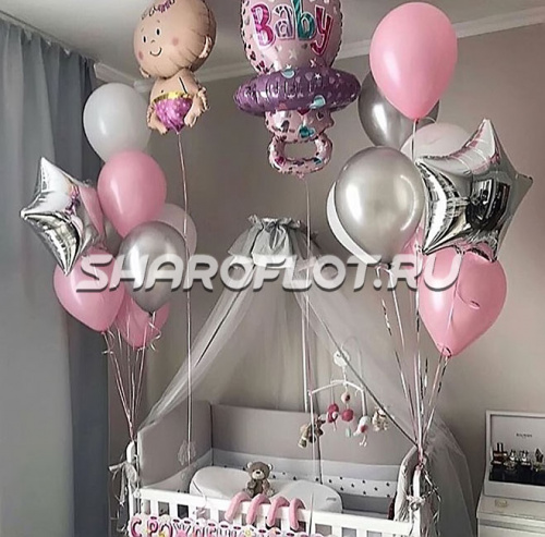 Сет с 3Д соской на встречу из роддома Сет с 3Д соской на встречу из роддома