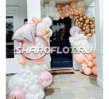 Оформление на девичник арка