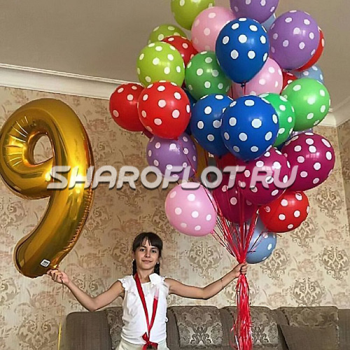 Шары на 9 лет №06