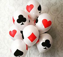 Шары Карточные Масти 35см