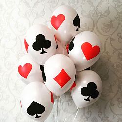 Шары Карточные Масти 35см