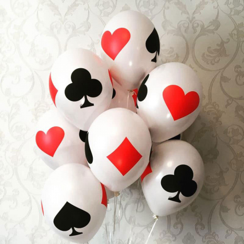 Шары Карточные Масти 35см