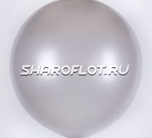 Большой шар Серебрянный металлик 80см