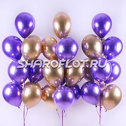 Фонтан Хром Золото Фиолетовый