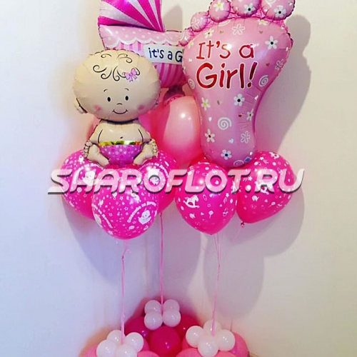 Фонтаны на выписку It's a Girl