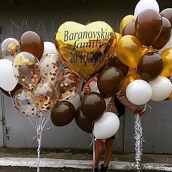 Композиция с большими шарами №17