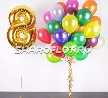 Сет шаров Ассорти на 8 лет