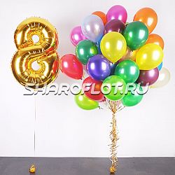 Сет шаров Ассорти на 8 лет