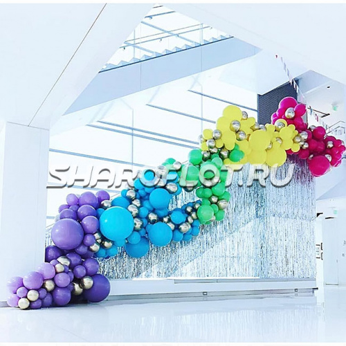 Разнокалиберная гирлянда "Радуга" Разнокалиберная гирлянда "Радуга"