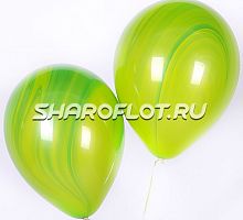 Шары Агаты Зеленые 30см