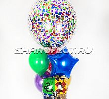 Фонтан с большим шаром Гарри Поттер