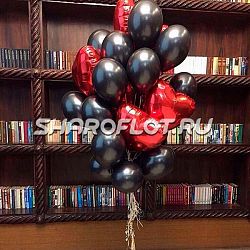 Букет шаров Черный жемчуг