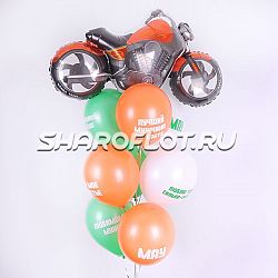 Фонтан с мотоциклом и индивидуальными надписями