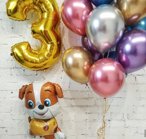 Композиция на день рождение Крепыш спешит на помощь