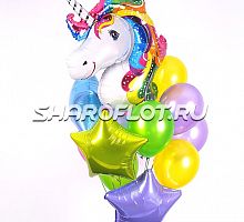 Сет шариков с Единорогом
